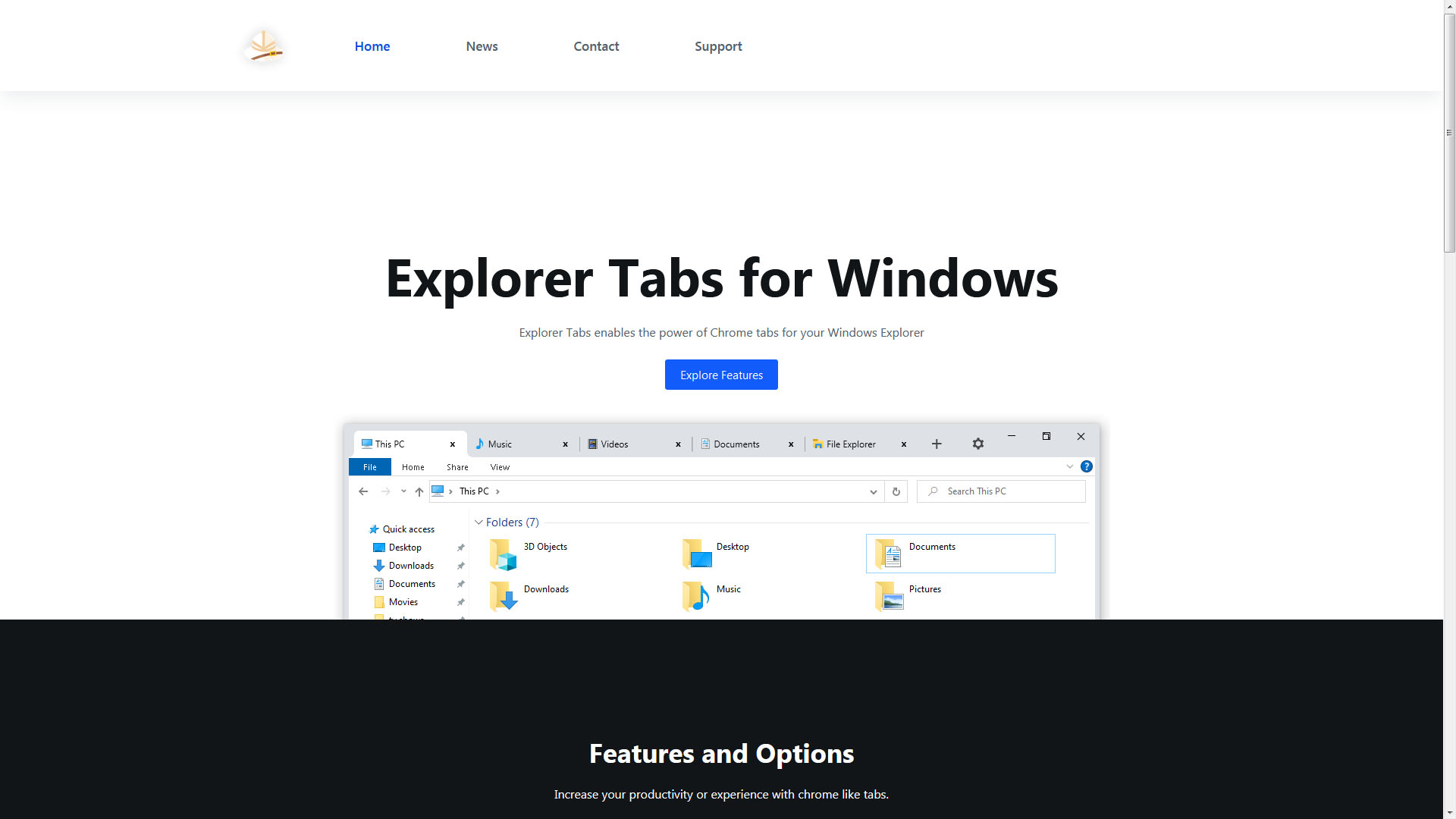 Explorer Tabs - Enable Chrome Style Tabs For Windows Explorer